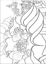 coloring page Barbie Thumbelina